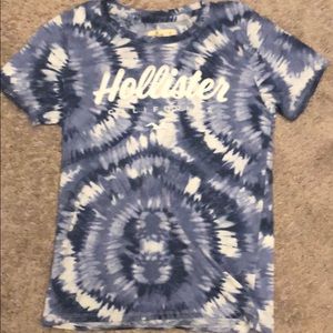 blue tie dye tee shirt